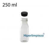 288 Botellas PET transparentes con tapón 250 ml