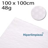 300 Manteles de papel 100x100 cm blanco