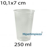 3000 vasos desechables transparentes 250 ml