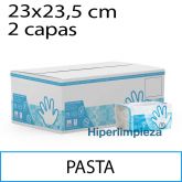 3840 Toallas de Papel Pasta Blanco 23x24cm