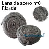 4 rollos de lana de acero rizada número 0