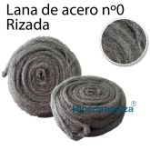 4 Rollos lana de acero rizada número 0