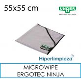 5 Bayetas microfibra 55x55 cm MicroWipe ErgoTec Ninja