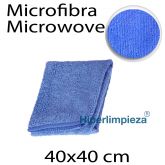 5 Bayetas Microfibra Microwove 250gr Azul