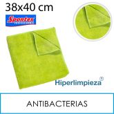 5 Bayetas microfibra Spontex 250g 38x40cm verde