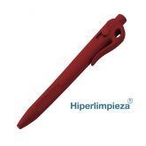Bolígrafo detectable clip estándar M104 rojo