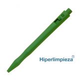 Bolígrafo detectable sin clip estándar M101 verde