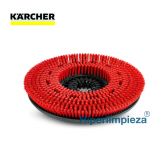 Cepillo circular medio rojo 355 mm