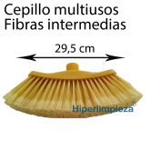 Cepillo dureza intermedia 34 cm amarillo