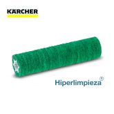Cepillo-esponja cilíndrico duro verde 350 mm
