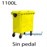 Contenedores de basura 1100 Lts amarillo