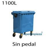 Contenedores de basura 1100 Lts azul