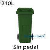 Contenedores de basura 240L verde400