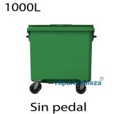 Contenedores de basura premium 1000L verde403