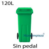Contenedores de basura premium 120L verde406