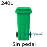 Contenedores de basura premium 240L verde406