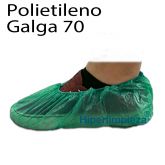 Cubrezapatos polietileno liso G70 verdes 1000uds