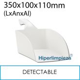 Cuchara de mano 1L detectable alimentaria blanco