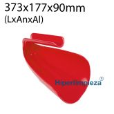 Cuchara mano ergonómica 2L alimentaria rojo