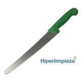 Cuchillo profesional detectable pan/pastelería 254mm MT055 verde