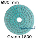 Disco diamantado R diámetro 80mm grano 1800
