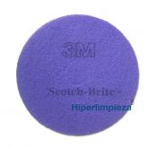 5 Discos de limpieza 3M para abrillantado púrpura
