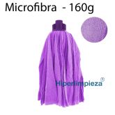 Fregona microfibra tiras violeta 160g