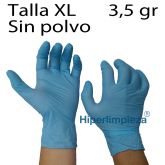 Guantes nitrilo sensitive azul 100uds talla XL