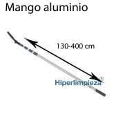Mango aluminio telescópico extensible