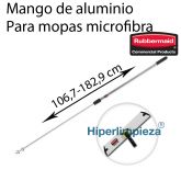 Mango Mopas de Microfibra Rubbermaid gris 183cm