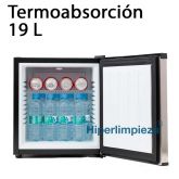 Minibar termoabsorción Asturias 19L Acero Inox