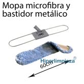 Mopa microfibra 60 cm con bastidor metálico