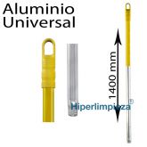 Palo de aluminio universal 1400 mm amarillo