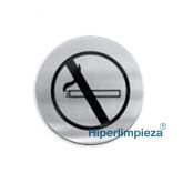 Placa señalización No Fumar 7,5cm