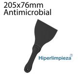 Rasqueta antimicrobial alimentaria 205x76mm negro