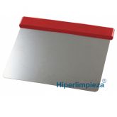 Rasqueta detectable flexible inox 120x100mm M522 rojo