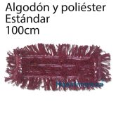 Recambio Mopa Algodon 100 cm Roja