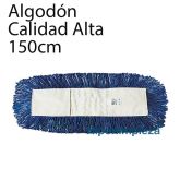 Recambio mopa algodón 150 cm azul