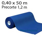 Rollo mantel 0,40x50m precorte 1,2m Azul