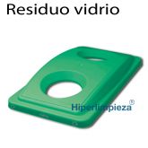 Tapa papelera cubo de 60 y 80 Lts(Vidrio-Verde)