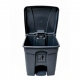 Cubo de basura Corlan 30 L con pedal gris 4
