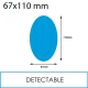 10 Tiritas detectables cicatrizantes 67x110 mm