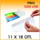 1000 bolsas PP solapa adhesiva G160 11x16 cm