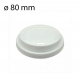 1000 tapas para vaso pla blancas 80mm
