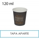 1000 vasos de cartón para café 120 ml