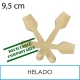 10000 cucharillas helado madera encerada 9,5 cm
