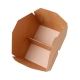 200 cajas multifood kraft 2 compartimentos 2