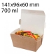 200 envases take away horneables kraft 700ml