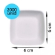 2000 envases plato cuadrado catering 6x6cm
