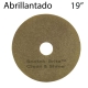 5 discos 3M limpieza y abrillantado marrón 19"